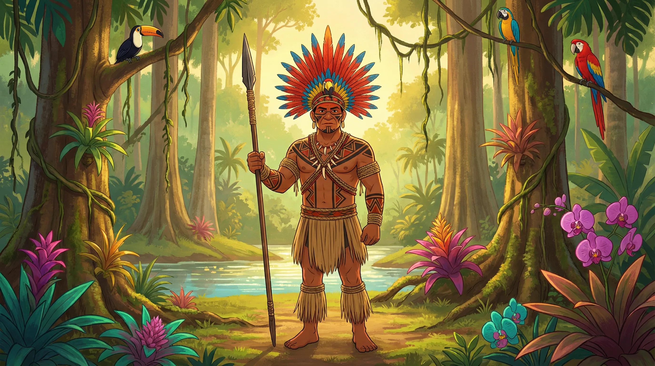 Animación 2D Waorani